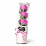 Cumpara ieftin Aranjament Floral Trandafiri Roz 40x10x9.5cm - KRMS101