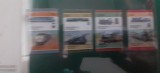 Grenadines of St Vincent-Locomotive- serie completa,nestampilate.