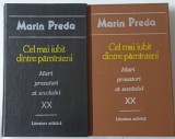 CEL MAI IUBIT DINTRE PAMANTENI de MARIN PREDA , VOL I -II 1990 * EDITIE CARTONATA