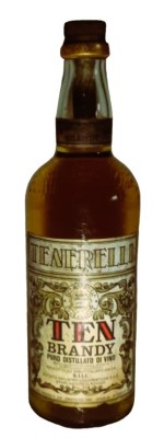 RARE BRANDY TENERELLI. BRANDY PURO DISTILLATO DI VIN, ANII 70 L. 1 GR 40 foto