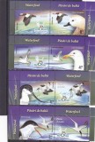 PASARI DE BALTA,SERIE CU VINIETA,2015 MNH, **,ROMANIA., Fauna, Stampilat