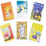 Cumpara ieftin Set 6 Carnete Buzunar Animale Plante Soapta Stelelor 5x8 cm, 100 Foi Velina, Brosate