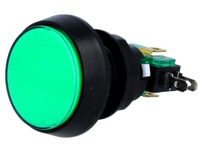 Comutator verde SPDT 10A/250V