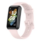 Curea Bratara Edman pentru Huawei Honor Band 7, siliconica, Roz