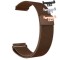Curea tip Milanese Loop, compatibila Huawei Watch Fit 1, cu adaptor dedicat, Coffee