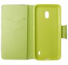 Husa tip carte Fancy Book bleumarin + verde pentru Nokia 2.2