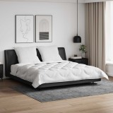 vidaXL Set de Pături cu pernă 3 pcs Alb Microfibră și Pene de Rață 3378029