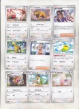 bnk crc Lot cartonase Pokemon Japonia - 135 diferite - diversi ani