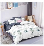 Cumpara ieftin Lenjerie pat dublu,bumbac finet,6 piese,cearceaf normal 220x240cm, cearceaf pilota 200x220cm, 2 fete de perna 50x70, 2 fete de perna 70x70-A1102