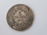 Franta 5 Francs-1875 A-Argint-Hercules, Europa