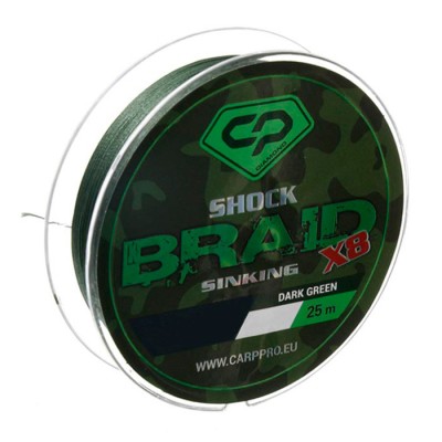 Fir Shock Leader Carp Pro Diamond Shock Braid PE X8 0.16mm/25m foto
