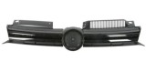 Grila radiator VW Golf 6 (5K), 10.2008-2013, negru, 5K0853651ANQWA, 951805-6, partial inchis, Rapid