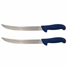 Set doua cutite bucatar DEPOX&reg;, Chef&#039;s Knife, otel inoxidabil, 38 cm, albastru