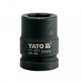 Cheie tubulara hexagonala de impact, Yato YT-1071, 3/4&quot;, 21mm, Cr-Mo