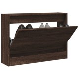 vidaXL Pantofar, stejar maro, 80x21x57 cm, lemn compozit