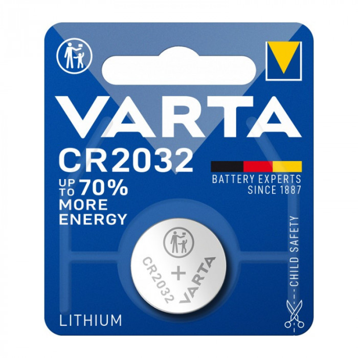 Baterie varta cr2032, tip moneda, 3v, lithium, blister 1 buc MultiMark GlobalProd