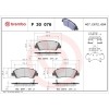 Placute frana Hyundai I10 2 (Ba Ia) 08.13-12.21, I10 2 Sedan 12.13-, I10 3 (Ac3 Ai3) 09.19-, Fata, BREMBO