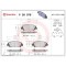 Placute frana Hyundai I10 2 (Ba Ia) 08.13-12.21, I10 2 Sedan 12.13-, I10 3 (Ac3 Ai3) 09.19-, Fata, BREMBO