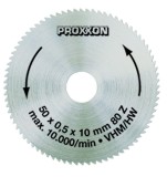 Disc debitor din carbid, 50mm, 80 dinti, Proxxon 28011, Proxxon Micromot