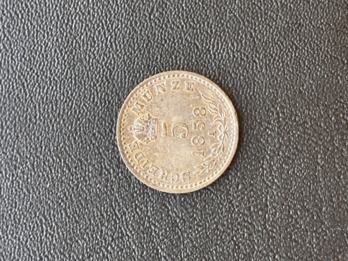 Moneda UNC Austria 5 Kreuzer 1858 Franz Joseph Viena