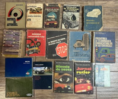 Lot 16 Carti Auto Manuale Șoferi Automobil Autoturism foto