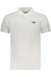 Cumpara ieftin Esercito Tricou polo barbati, din bumbac, cu mini imprimeu, Regular fit, Alb, S
