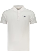 Esercito Tricou polo barbati, din bumbac, cu mini imprimeu, Regular fit, Alb, S foto