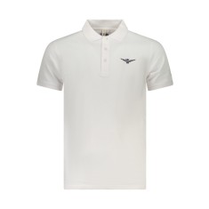 Esercito Tricou polo barbati, din bumbac, cu mini imprimeu, Regular fit, Alb, S