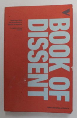 THE VERSO BOOK OF DISSENT - REVOLUTIONARY WORDS FROM THREE MILLENNIA OF REBELLION AND RESISTANCE by ANDREW HSIAO and AUDREA LIM , 2016 foto