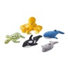 Set de 5 jucarii de plus, 13 cm, animale marine, General