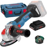 Bosch GWX 18V-10 SC X-LOCK + ProCORE - Polizor unghiular 125 mm valiza speciala accesorii + Acumulator Li-Ion 18 V 4 Ah