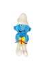 Breloc de pluș Ștrumf năzdrăvan, 18 cm, albastru/alb/galben, Oem