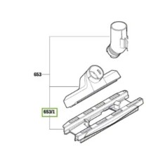 BOSCH Perie de aspirare covoare pentru aspiratorul cu acumulator AdvancedVac 18V