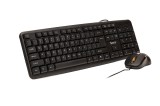 KIT wired SPACER USB, tastatura &quot;SPKB-S62&quot; + mouse optic &quot;SPMO-F01&quot;, black, &quot;SPDS-S6201&quot; 45505412 (timbru verde 0.8 lei)