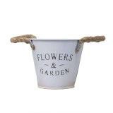 Ghiveci model galetusa pentru buchete, 13x11cm, alb Z-TOOLS / ZTS 8065