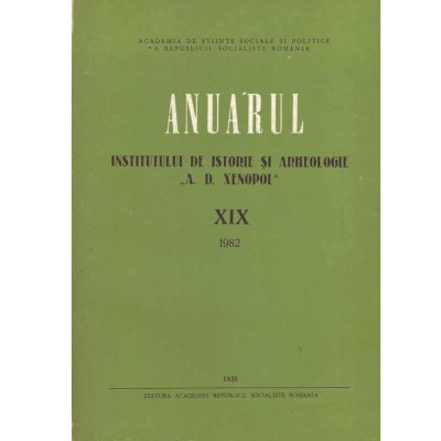 - Anuarul de istorie si arheologie &amp;quot;A.D. Xenopol&amp;quot; XIX - 133793 foto