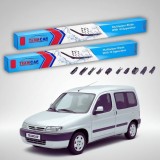 Cumpara ieftin Ștergătoare Citro&euml;n Berlingo Gen I (M49) MPV 1996-2002 | Set Față Flat Premium &ndash; TeamCar&reg;