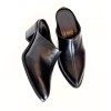 Saboti dama din piele naturala tip ciocata Rosy Black, 37 si 41, Negru, Ingiro