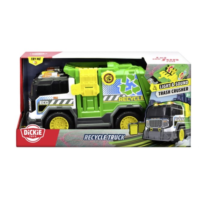 DICKIE CAMION DE RECICLARE CU LUMINI SI SUNETE 30CM SuperHeroes ToysZone