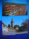 HOPCT LOT 2164 CISNADIE -JUD SIBIU -2 CARTI POSTALE-CIRCULATE, Circulata, Printata