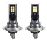 Cumpara ieftin Set 2 becuri auto LED H7, 12 LED, 60W, Lumina alba 6000k, 12V, 6800Lm, IPF