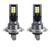 Cumpara ieftin Set 2 becuri auto LED H7, 12 LED, 60W, Lumina alba 6000k, 12V, 6800Lm, IPF