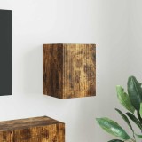vidaXL Dulap TV de perete Stejar fumuriu 30 x 31 x 40 cm Lemn compozit 892259