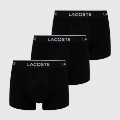 Lasoste boxeri (3-pack) bărbați, culoarea negru 5H3389-NUA