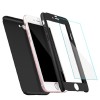 Husa iPhone 5/5S/5SE Full Cover 360, Plastic, Negru + Folie Sticla