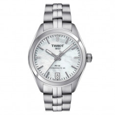 Ceas dama Tissot PR 100 Automatic, Argintiu, T101.208.11.111.00 foto