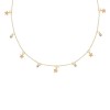 Colier Language of Jewels, Model Stele, Strass, Lanț Culoare Aurie