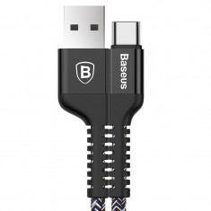 Cablu de date/incarcare Baseus, Confidant Anti-break, USB USB-C, 1 m, Negru foto