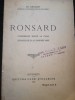 1925 Conferinta Ronsard, Charles Drouhet, ștampilă prof. Constantin Radu Focșani