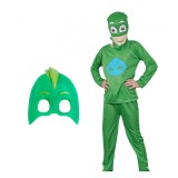 Cumpara ieftin Costum Gekko KidMania&reg; cu masca pentru copii - Eroii in Pijama 5-7 ani 110-120 cm